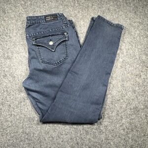 Celebrity Pink Women's Juniors 12 Blue Skinny Leg Dark Wash Stretch Jeans